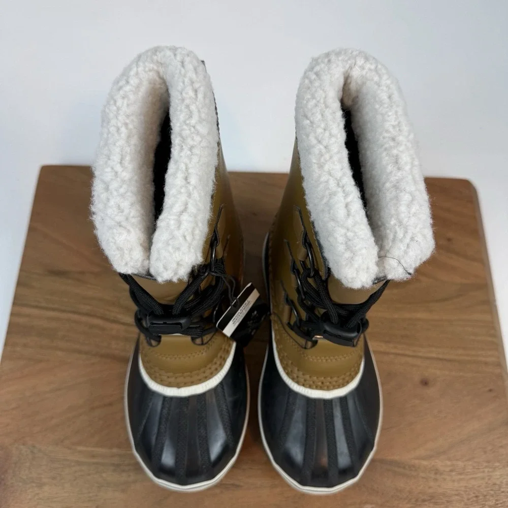 New Big Kids SOREL Kids Yoot Pac Nylon Waterproof Winter Boot Boots Size 1 Y